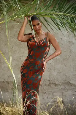 Rat & Boa Vienna Dress Print Size S/Au 8  for rent on The Volte - image 1