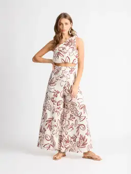 Sheike Byron Palms Pant Size 12  and Top Set Print  Size 10
