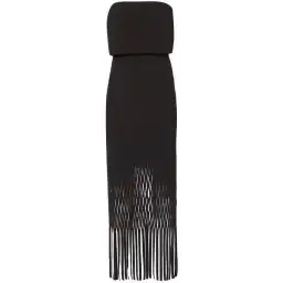 Dion Lee Strapless Laser Cut Dress Black Size AU 8 for rent on The Volte - image 5