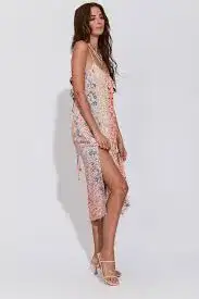 Arnhem Clothing Aurora Strappy Midi Dress Floral Multi Size 10 for rent on The Volte - image 2