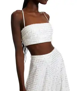 Chosen by Kyha Miami Top and Pants Set White Size 4 / AU 10 for rent on The Volte - image 2