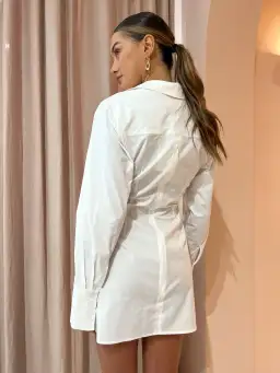 Anna Quan Lola Dress in Swan Size 6 for rent on The Volte - image 4