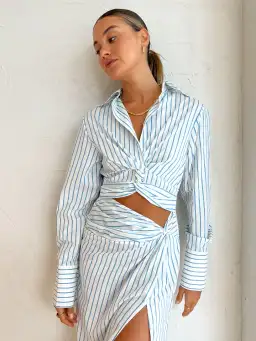 Anna Quan Alina Dress In Riviera Size 6 for rent on The Volte - image 2