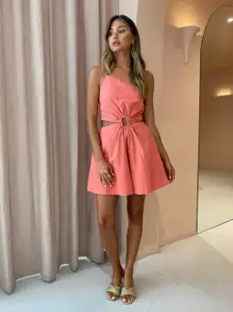 New Romantics Mini Dress Pink Size AU 10 for rent on The Volte - image 1