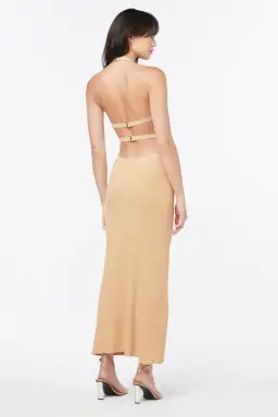 Manning Cartell Beyond Limits Knit Dress Taupe Size XS / Au 6 for rent on The Volte - image 2