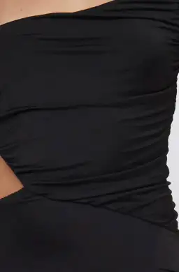 Bec and Bridge Ariel Asym Maxi Dress Black Size 6 for rent on The Volte - image 5