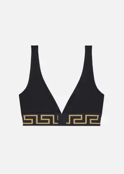 Versace Greca Border Bralette Black Size 1/AU 10 for rent on The Volte - image 4