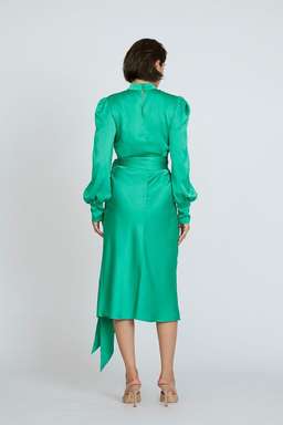 By Johnny Camellia Midi Dress for rent on The Volte - image 3