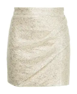 Manning Cartell Flash Bulb Mini Skirt & Cami Set Metallic Gold Size 8 for rent on The Volte - image 4