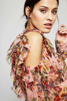 Zimmermann LOVELORN FRILL PLAYSUIT size 8