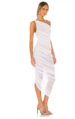 Norma Kamali Diana Gown White SizeAU 8