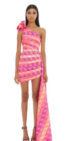 Eliya The Label Sabrina Dress Pink Size AU 12 for rent on The Volte - image 1