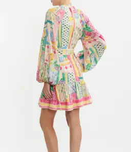   Rebecca Vallance Le Mur Rose Mini Dress Multi Size 12 for rent on The Volte - image 2