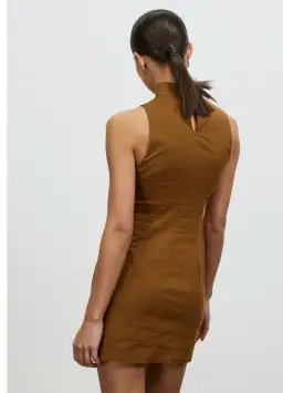 Lover Hadley Mini Dress Brown Size 8 for rent on The Volte - image 4