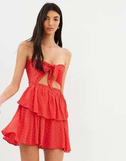BELLE AMIE DRESS RED for rent on The Volte - image 1