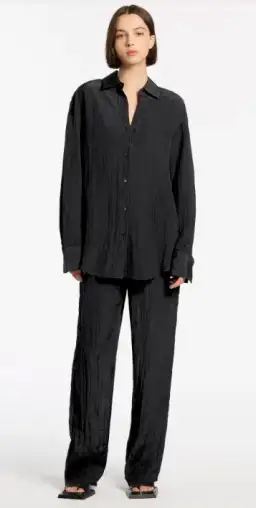 Sir the Label Suri Shirt and Pant Set Black Size AU 8 for rent on The Volte - image 2