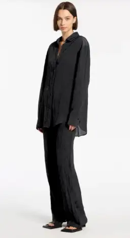 Sir the Label Suri Shirt and Pant Set Black Size AU 8 for rent on The Volte - image 4
