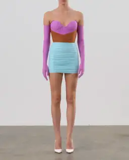 Alex Perry Stone Mini Dress Multi Size 8 for rent on The Volte - image 3