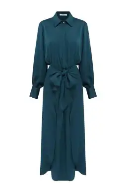 Sheike Hemisphere Midi Dress Blue Size 8 / S for rent on The Volte - image 4