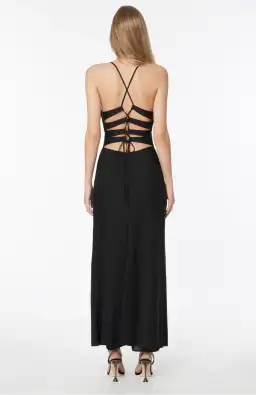 Manning Cartell Time To Shine Slip Dress Black Size AU 10 for rent on The Volte - image 3