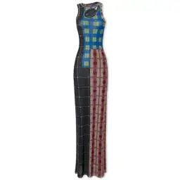 Ottolinger Mesh Tank Maxi Dress Multi-colored Size M / AU 10 for rent on The Volte - image 5