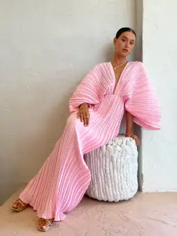 Sonya Gianna Dress In Dusty Rose Pink Size AU 8 for rent on The Volte - image 4