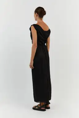 DISSH Cass Black Linen Dress Size 6 for rent on The Volte - image 2