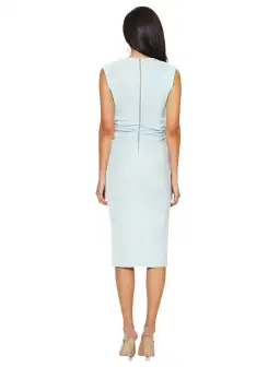 Bec & Bridge Salt Lake Wrap Dress Ice Blue Size 8 for rent on The Volte - image 3