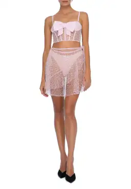 Dyspnea Baller-ina Mini Skirt Pink Size S/ AU 8