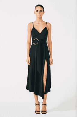 SHONA JOY Voltaire Cocktail Dress | Colour: Black
