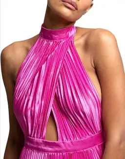 L'Idee Renaissance Mini Dress in Flamingo Size 10 / M for rent on The Volte - image 6