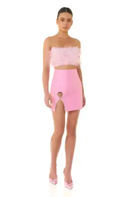 Eliya The Label Simone Skirt and Heather Top Set Pink Size M / AU 10 