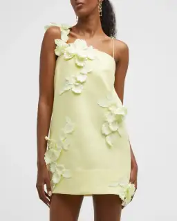 Zimmermann The High Tide Lift Shift Flower Mini in Lemon Size 0/Au 8 for rent on The Volte - image 2