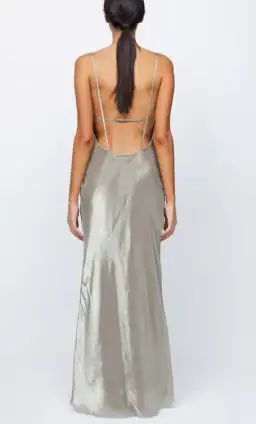 Bec & Bridge Fleur Dress Silver Size 8  for rent on The Volte - image 2