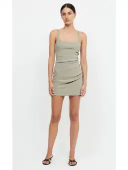 Bec & Bridge Karina Mini Dress Sage Size AU 6 for rent on The Volte - image 1