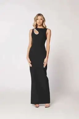 Bianca & Bridgett Valencia Dress Black Size AU 6 for rent on The Volte - image 1