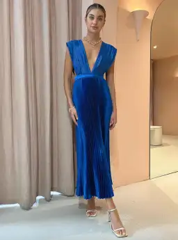 L'idée Gala Gown Moroccan Blue Size AU 14 for rent on The Volte - image 3