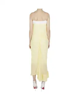 Christopher Esber Waffled Hem Dress Yellow AU 6 for rent on The Volte - image 2