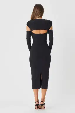Bianca & Bridgett Simi Dress Black Size AU 8 for rent on The Volte - image 2