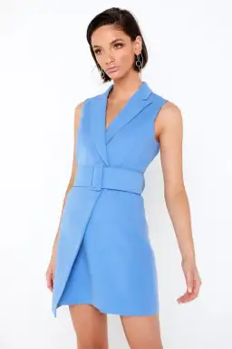 Mossman Make Your Move Dress Blue Size AU 8 for rent on The Volte - image 3