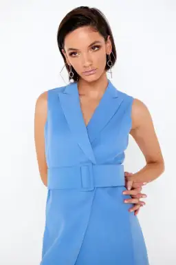 Mossman Make Your Move Dress Blue Size AU 8 for rent on The Volte - image 4