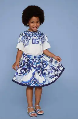 Dolce & Gabbana Majolica Skirt Print Size 4 for rent on The Volte - image 1