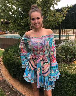 Hung up on you aline frill dress for rent on The Volte - image 1