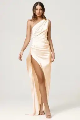 Lexi Samira Dress Cream Size 4