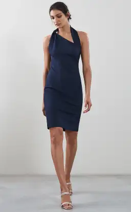 Reiss Varesse Twist Neck Cocktail Dress Size 8 for rent on The Volte - image 1