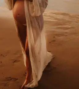 Robed.Co Sheer White Robe One Size for rent on The Volte - image 6