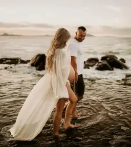 Robed.Co Sheer White Robe One Size for rent on The Volte - image 5