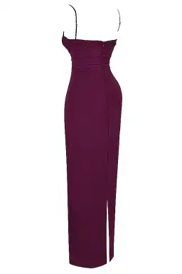 House of CB Lani Corset Maxi Dress Merlot Size S / Au 8 for rent on The Volte - image 5