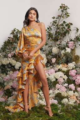 Bronx & Banco Hanna Gown Floral Size 8  for rent on The Volte - image 5