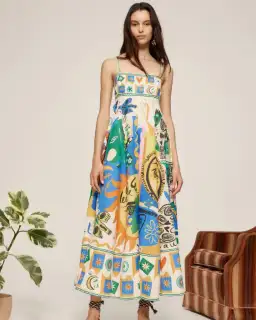 Alemais Soleil Sundress Multi Size 8  for rent on The Volte - image 1